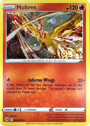 Brilliant Stars Moltres [Cosmos-Holo] Pokémon card