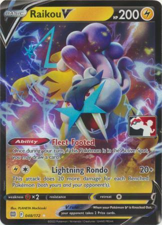 Brilliant Stars Raikou V [Prize-Pack] Pokémon card