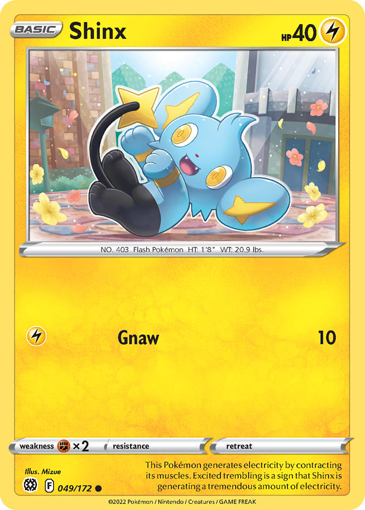 Brilliant Stars Shinx Pokémon card