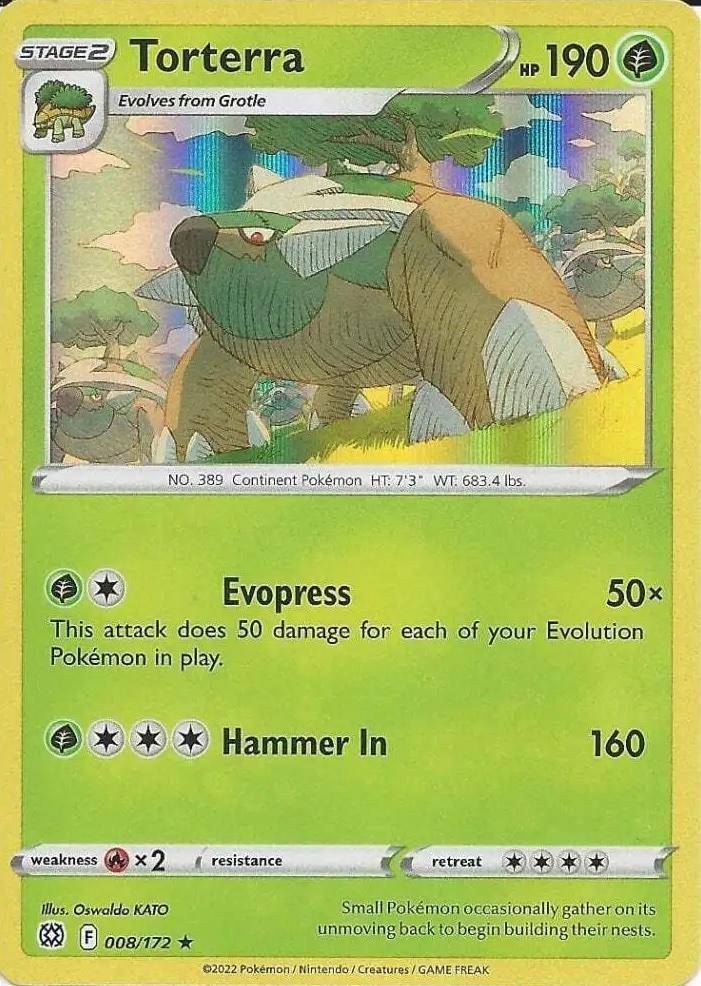 Brilliant Stars Torterra [Holo] Pokémon card