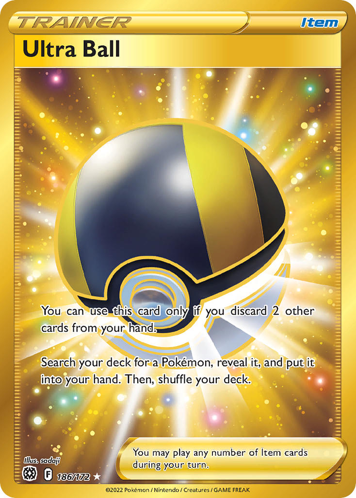 Brilliant Stars Ultra Ball Pokémon card