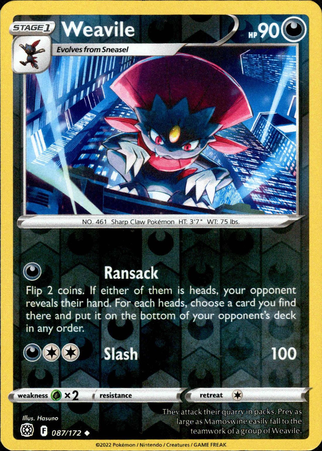 Weavile [Reverse Holo]