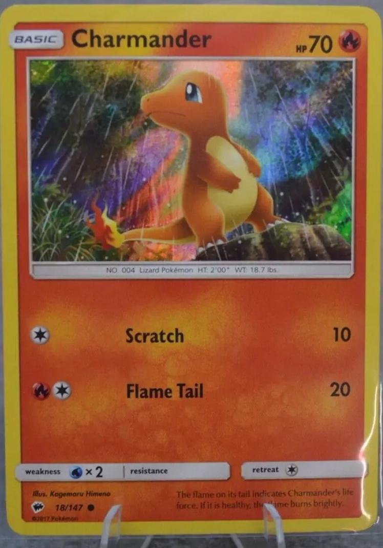 Burning Shadows Charmander [Holo] Pokémon card