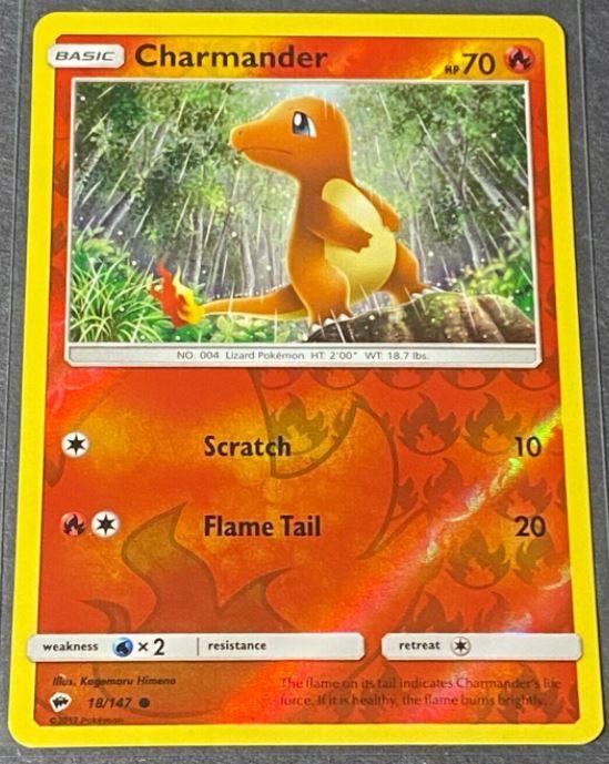 Burning Shadows Charmander [Reverse Holo] Pokémon card