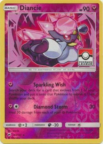Burning Shadows Diancie [League] Pokémon card