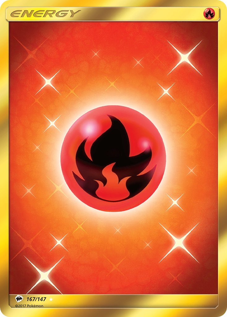 Burning Shadows Fire Energy Pokémon card