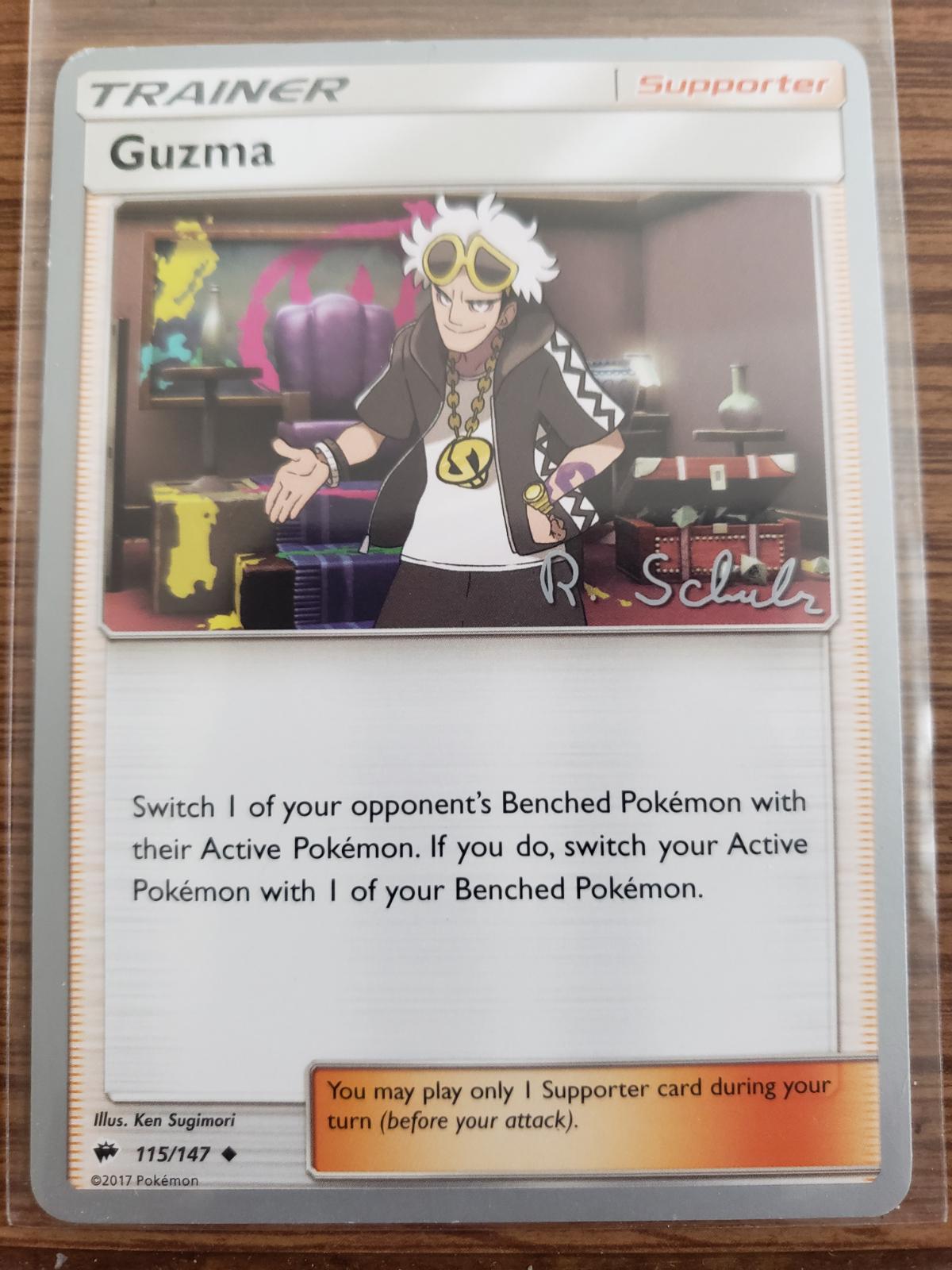 Burning Shadows Guzma [2018-World-Championship] Pokémon card