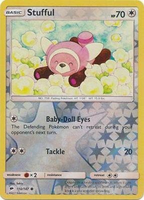 Burning Shadows Stufful [Reverse Holo] Pokémon card