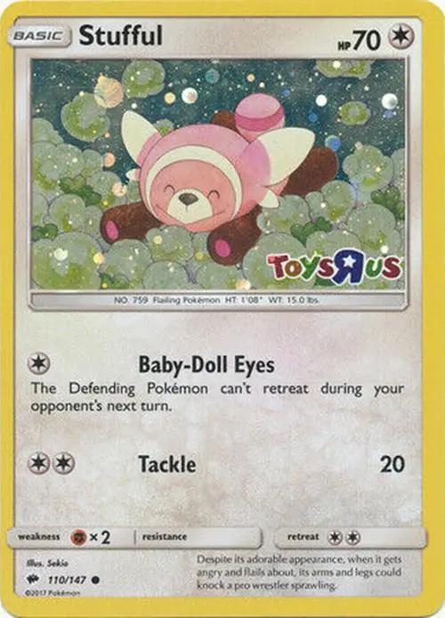 Burning Shadows Stufful [Toys-R-Us] Pokémon card