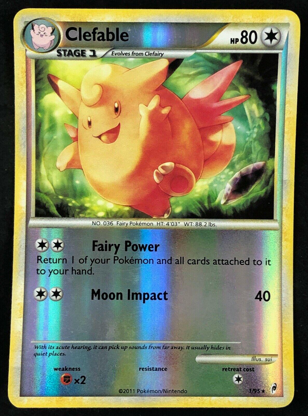 Call of Legends Clefable [Reverse Holo] Pokémon card