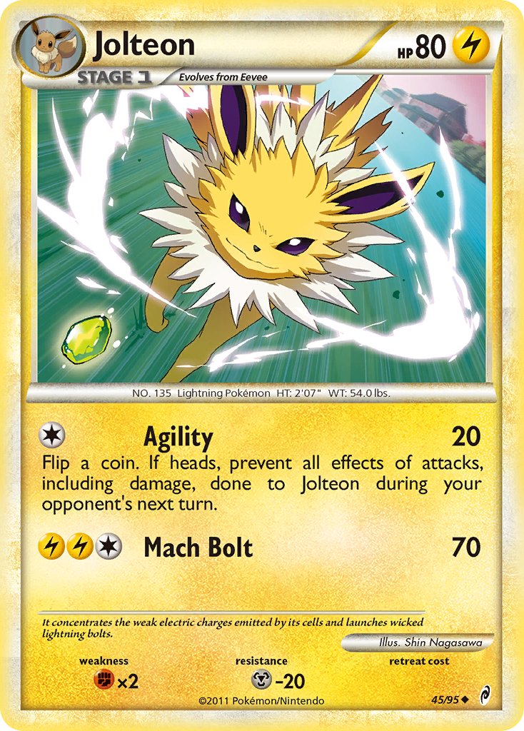 Call of Legends Jolteon Pokémon card