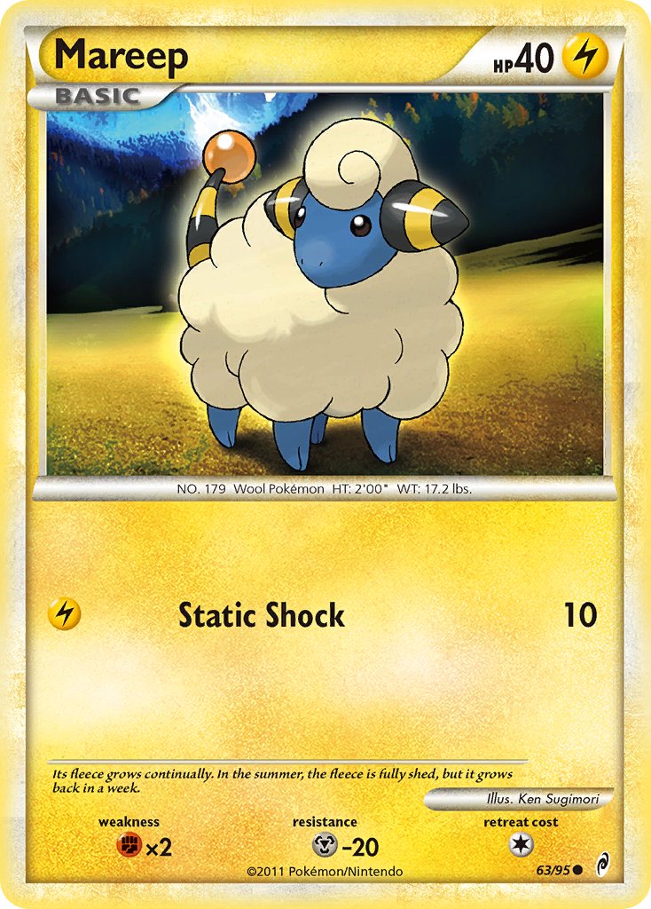 Call of Legends Mareep Pokémon card