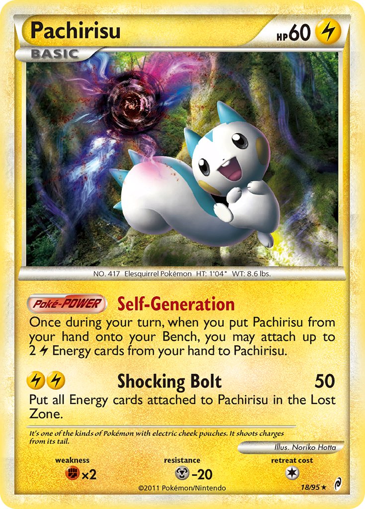 Call of Legends Pachirisu Pokémon card