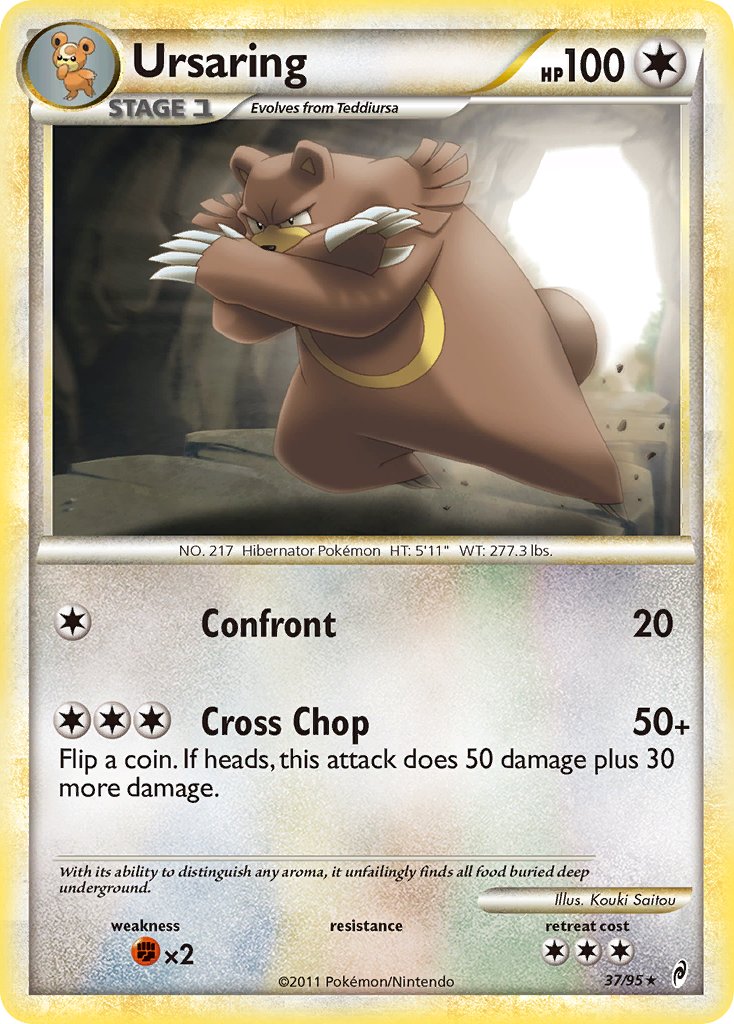 Call of Legends Ursaring Pokémon card
