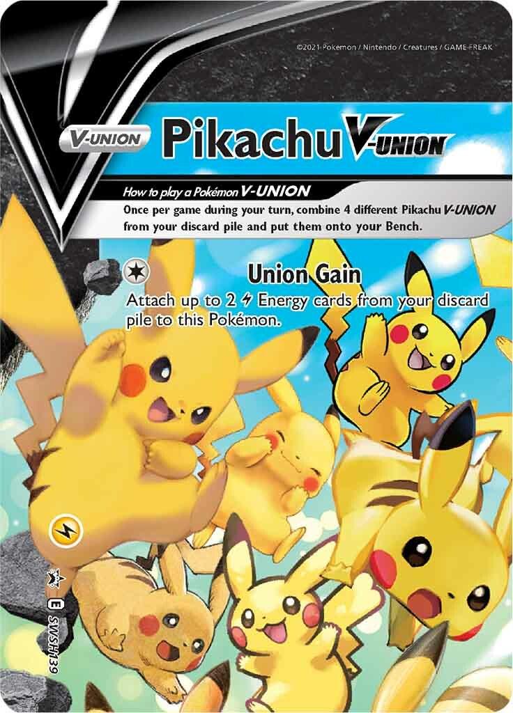 Celebrations Pikachu V Union Pokémon card