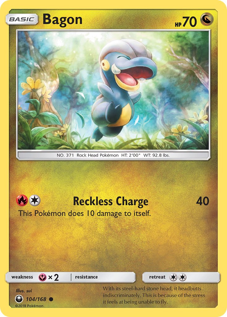 Celestial Storm Bagon Pokémon card