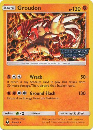 Celestial Storm Groudon [Legendary-Pokemon] Pokémon card