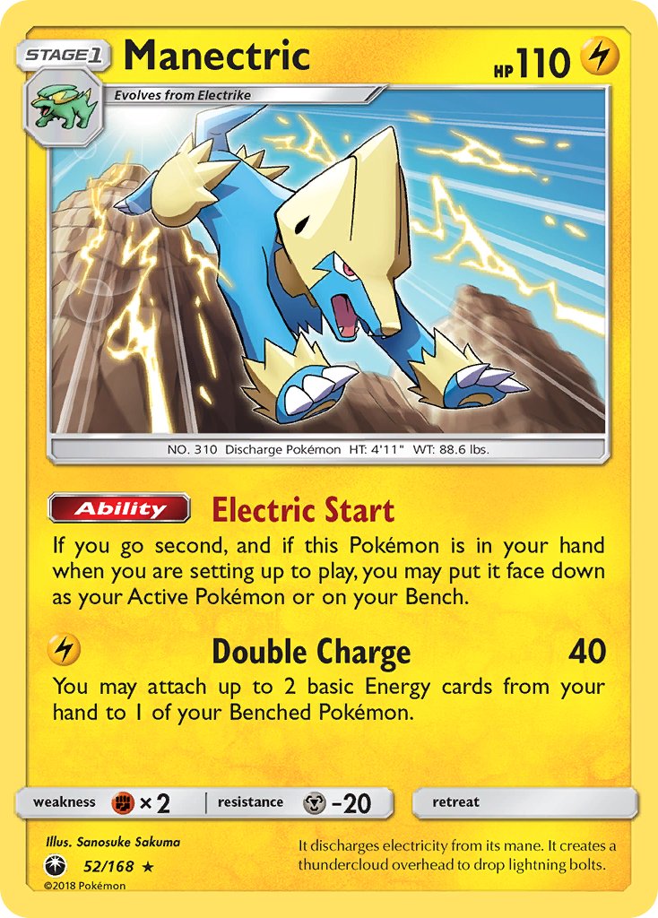 Celestial Storm Manectric Pokémon card