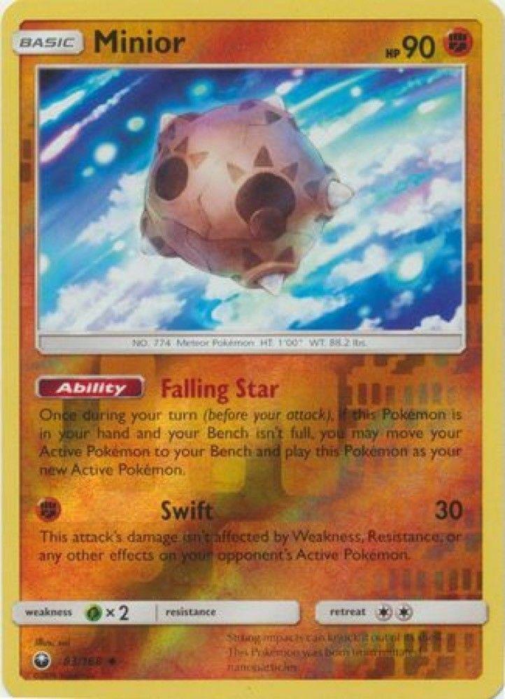 Celestial Storm Minior [Reverse Holo] Pokémon card