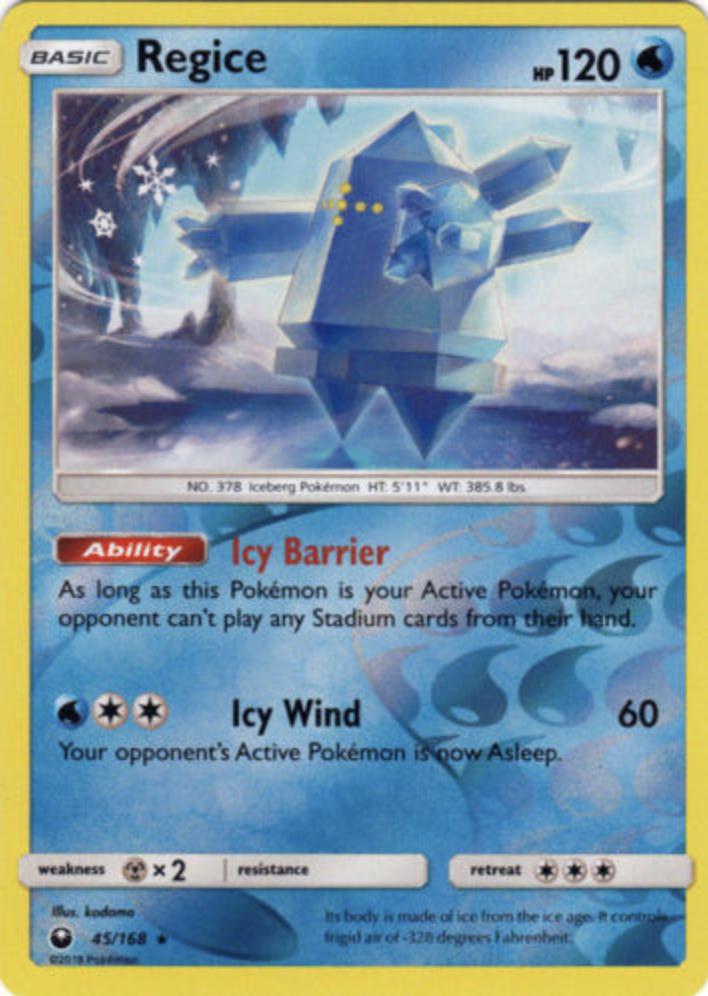 Regice [Reverse Holo]