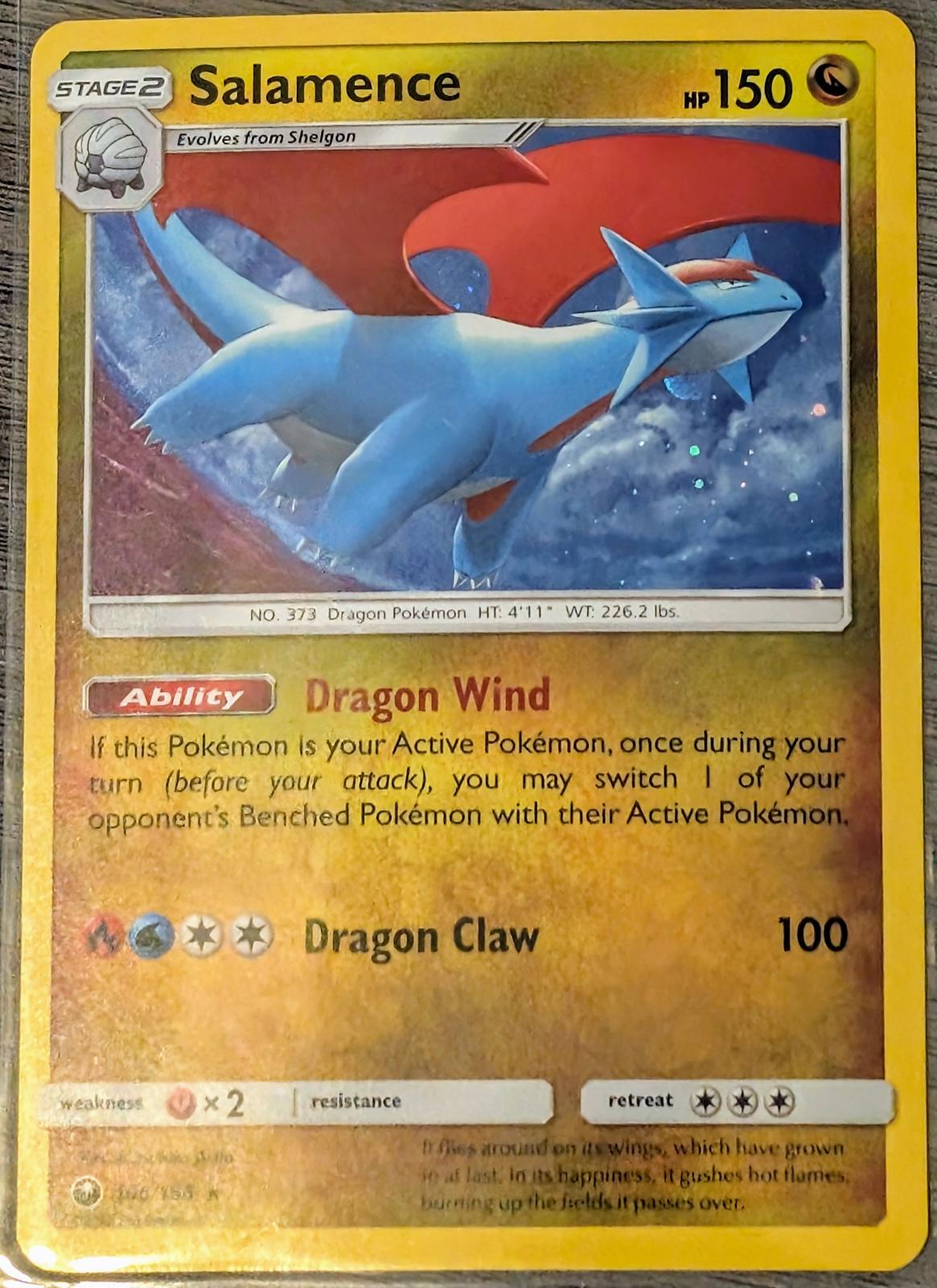 Celestial Storm Salamence [Cosmos-Holo] Pokémon card