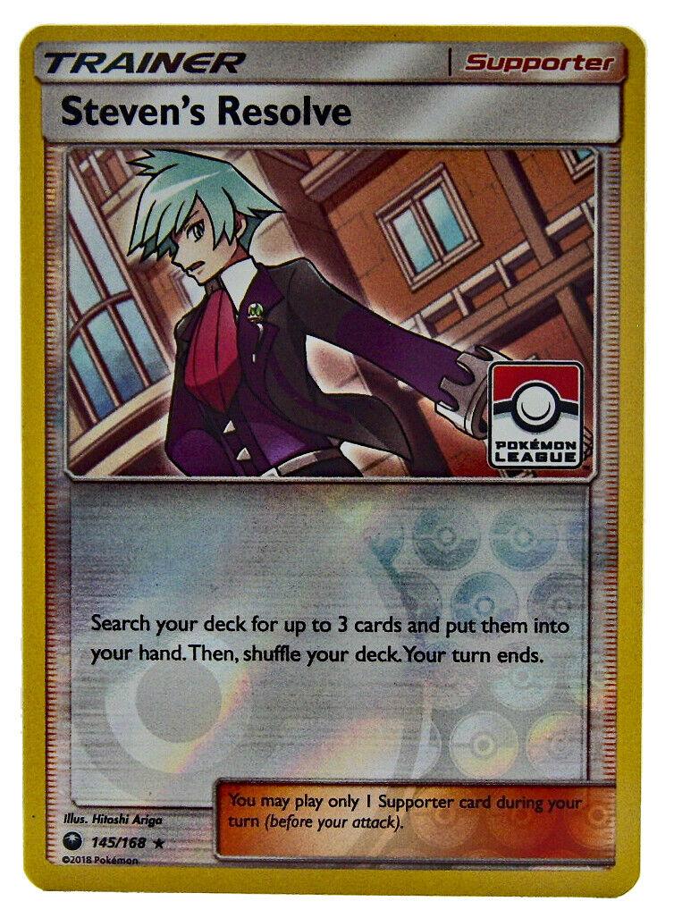 Celestial Storm Steven’s Resolve [League] Pokémon card
