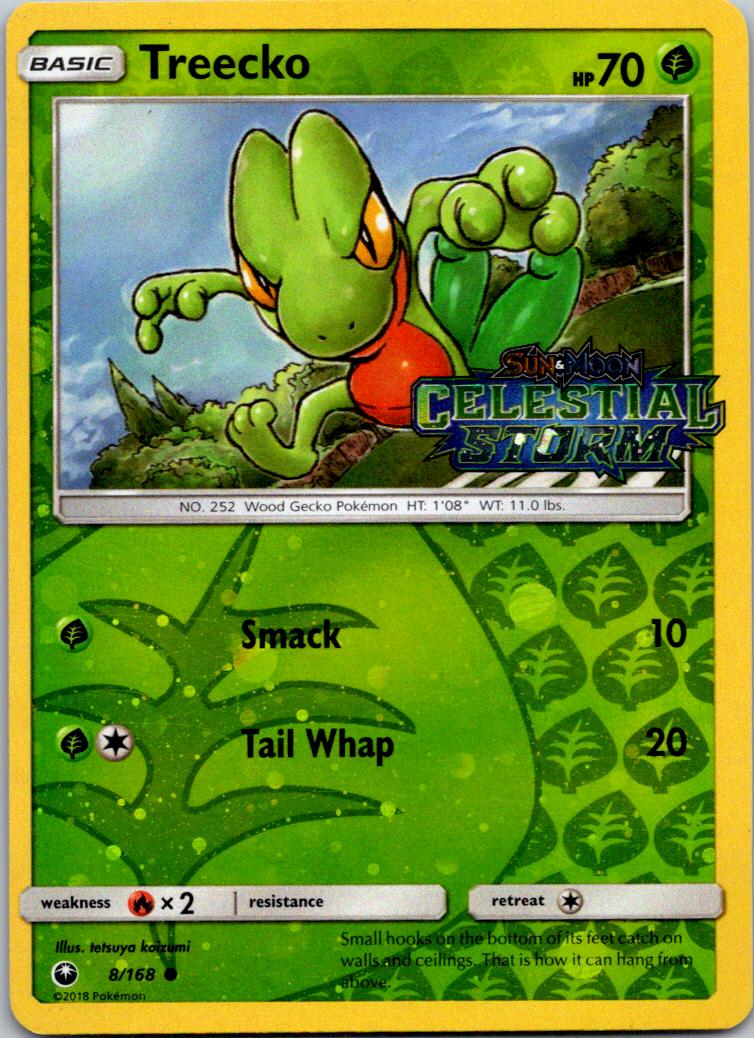 Celestial Storm Treecko [Stamped] Pokémon card