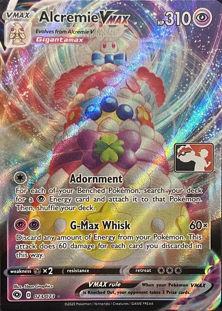 Champion's Path Alcremie VMAX [Prize-Pack] Pokémon card