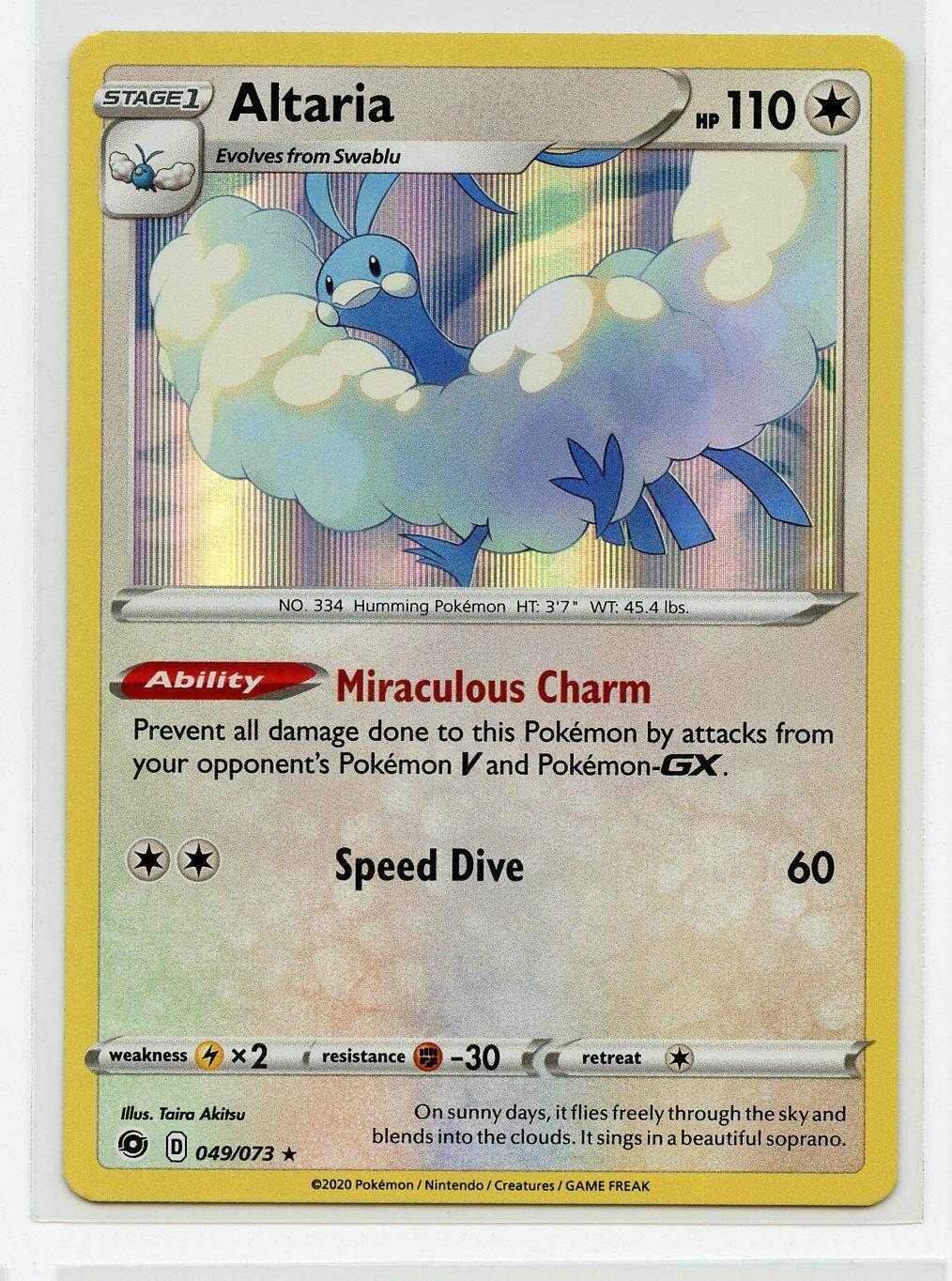 Champion's Path Altaria [Holo] Pokémon card