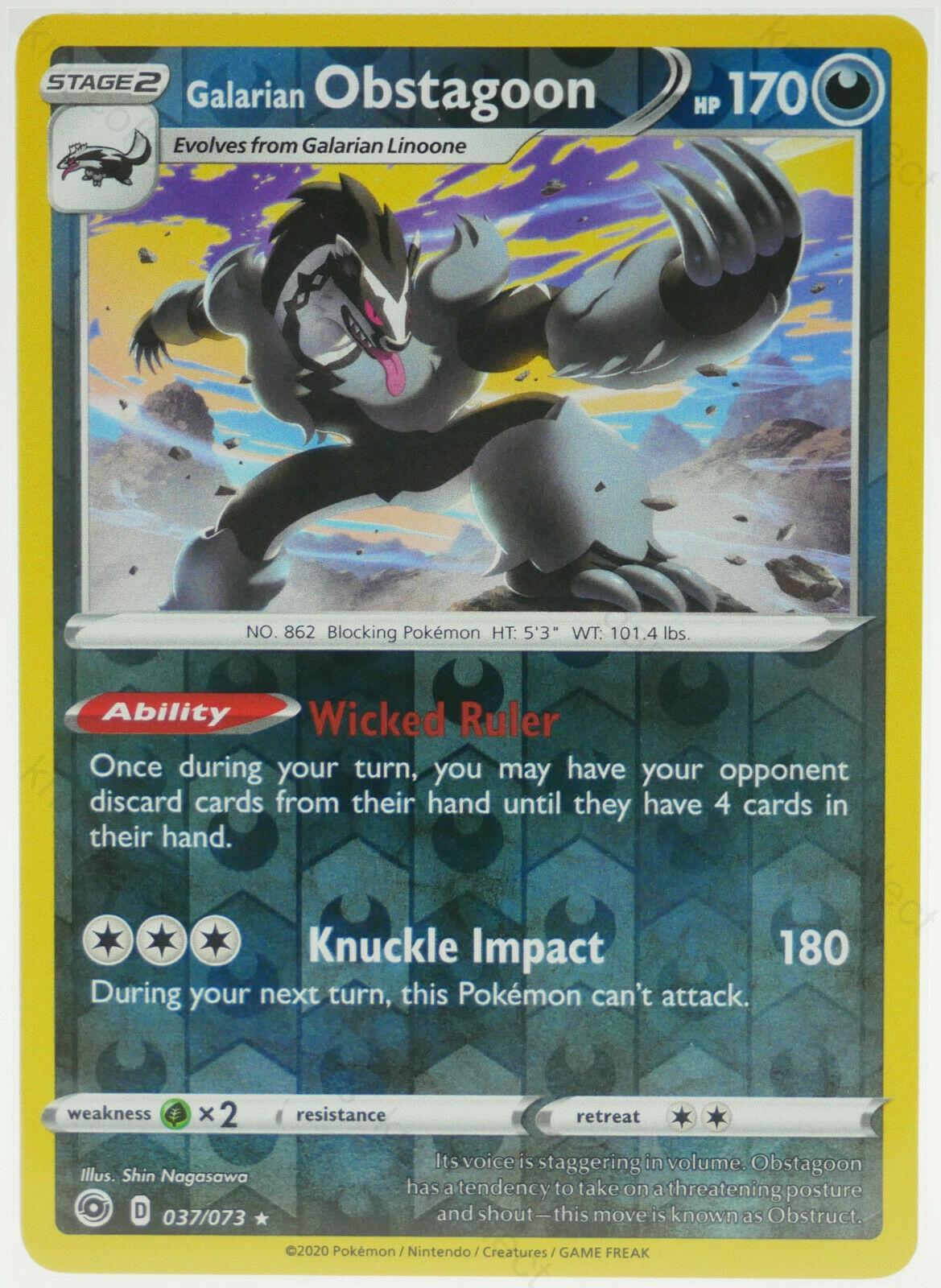 Galarian Obstagoon [Reverse Holo]