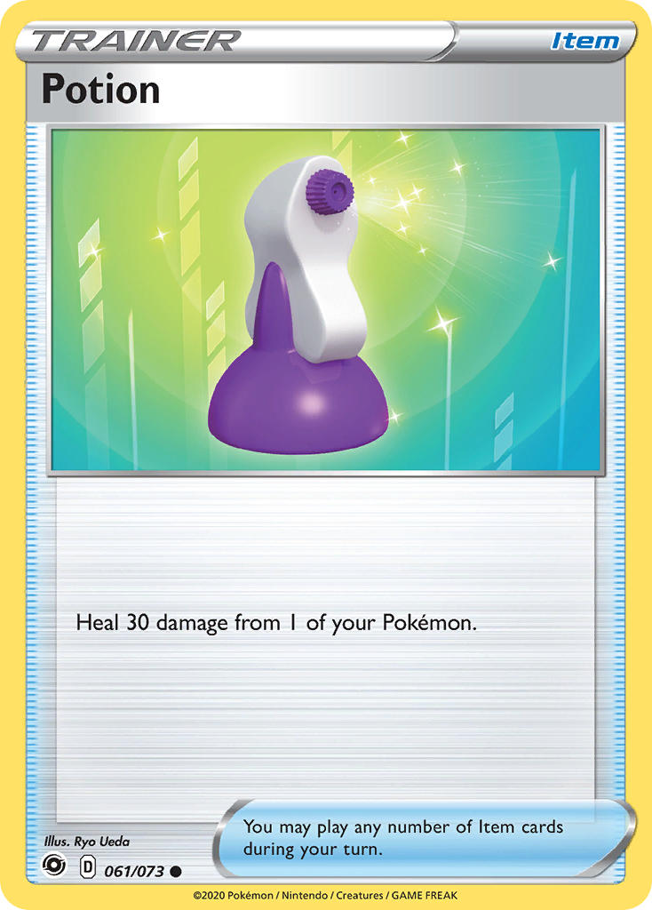 Champion's Path Potion Pokémon card