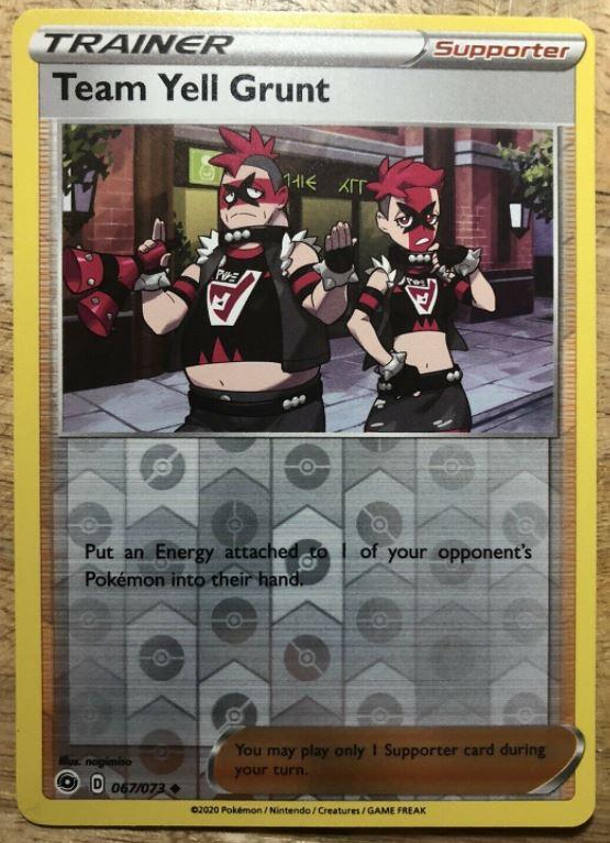 Team Yell Grunt [Reverse Holo]