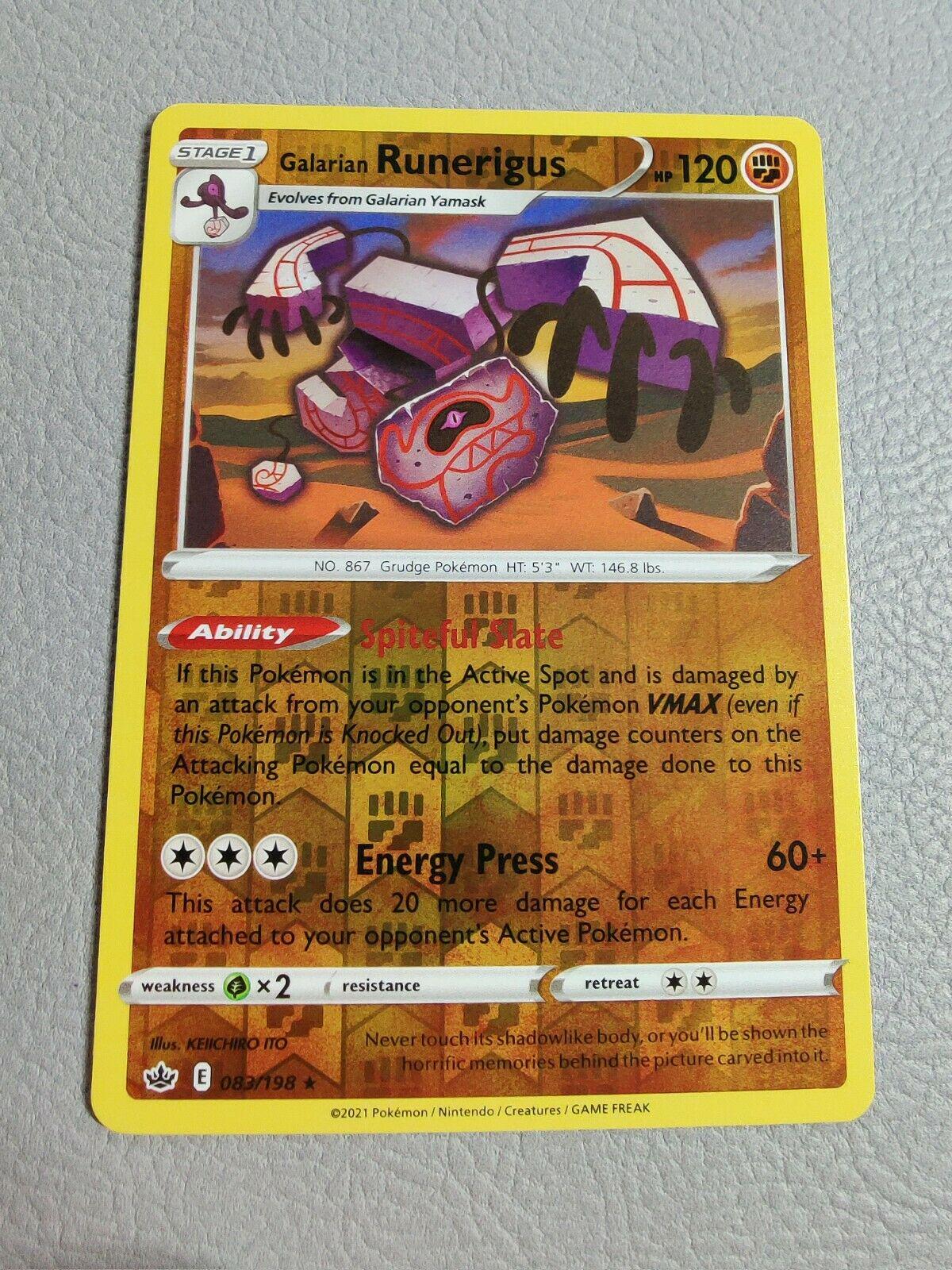 Galarian Runerigus [Reverse Holo]
