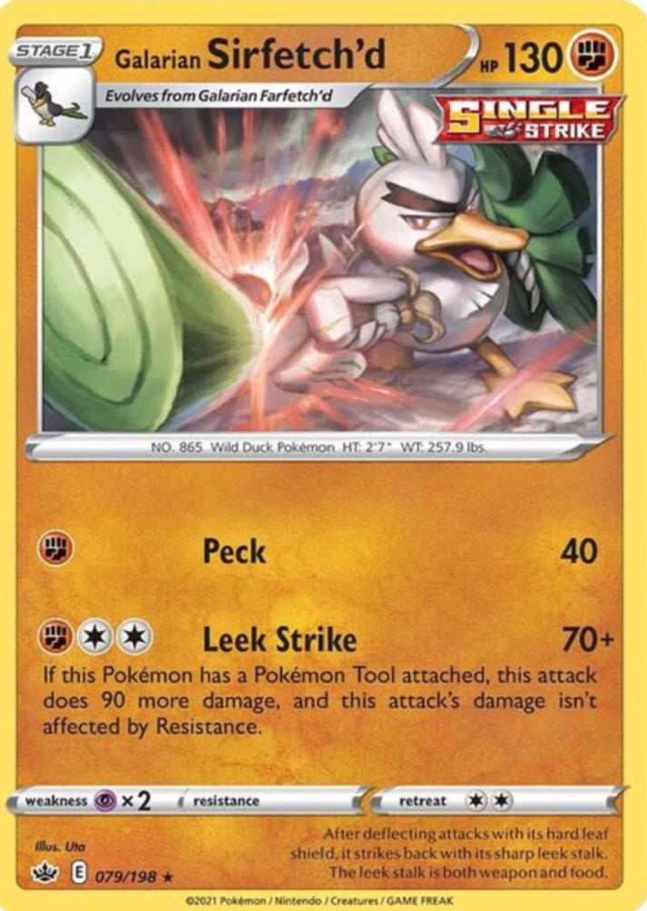 Galarian Sirfetch'd [Reverse Holo]