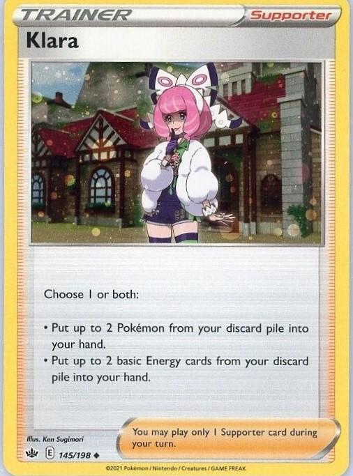 Chilling Reign Klara [Cosmos-Holo] Pokémon card