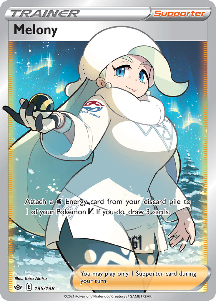 Chilling Reign Melony Pokémon card