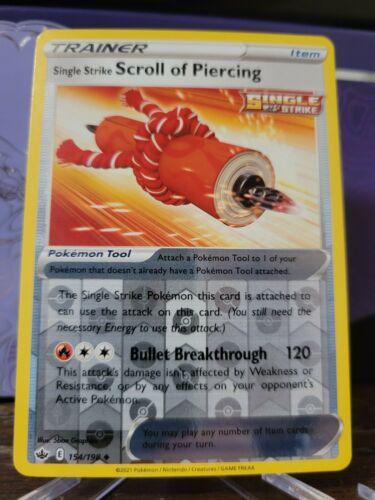 Single Strike Scroll of Piercing [Reverse Holo]