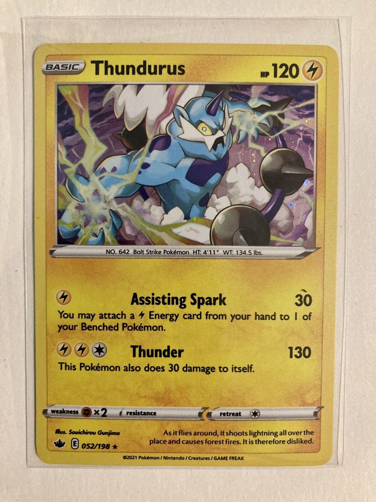 Chilling Reign Thundurus [Cosmos-Holo] Pokémon card