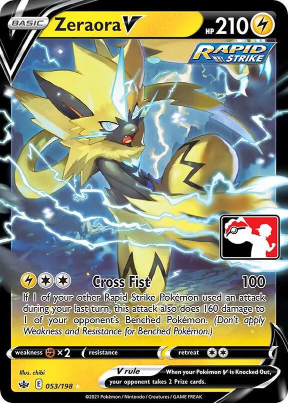 Chilling Reign Zeraora V [Prize-Pack] Pokémon card