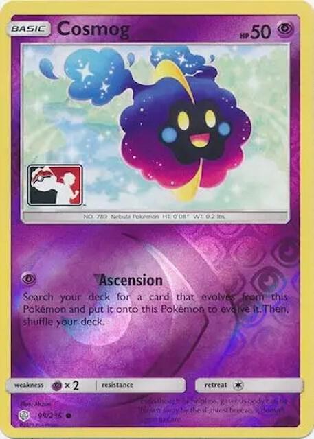 Cosmic Eclipse Cosmog [Club-Promo] Pokémon card