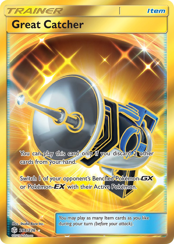Cosmic Eclipse Great Catcher Pokémon card