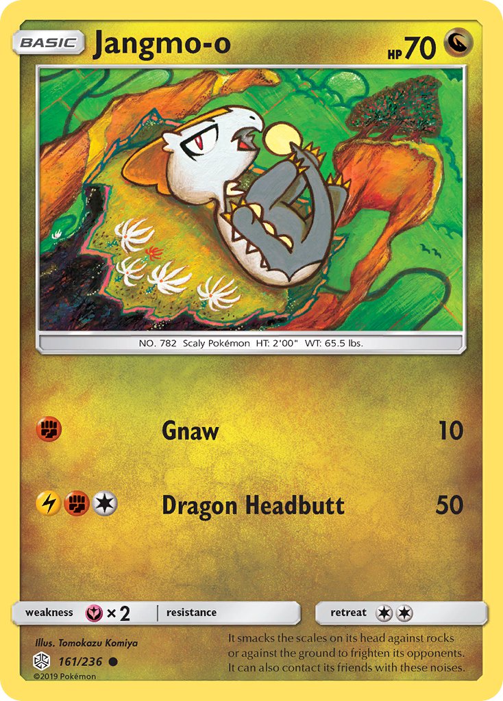 Cosmic Eclipse Jangmo-o Pokémon card