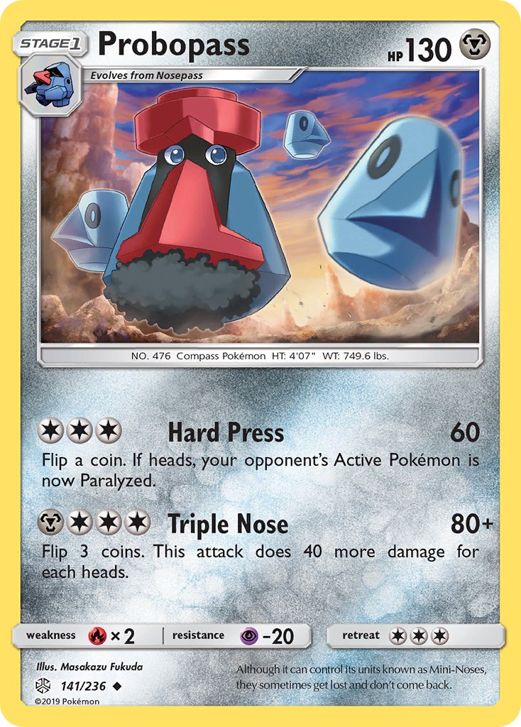 Cosmic Eclipse Probopass Pokémon card
