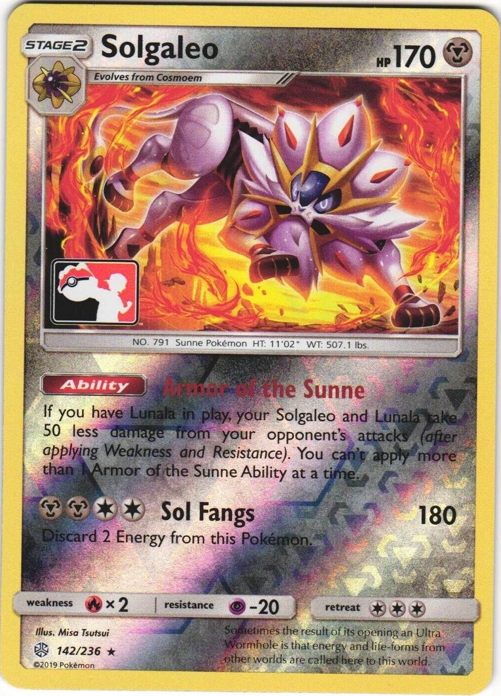 Cosmic Eclipse Solgaleo [Prize-Pack] Pokémon card