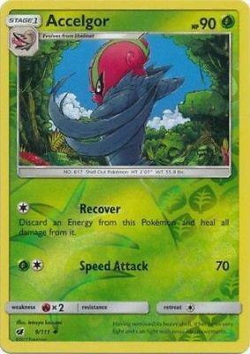 Crimson Invasion Accelgor [Reverse Holo] Pokémon card