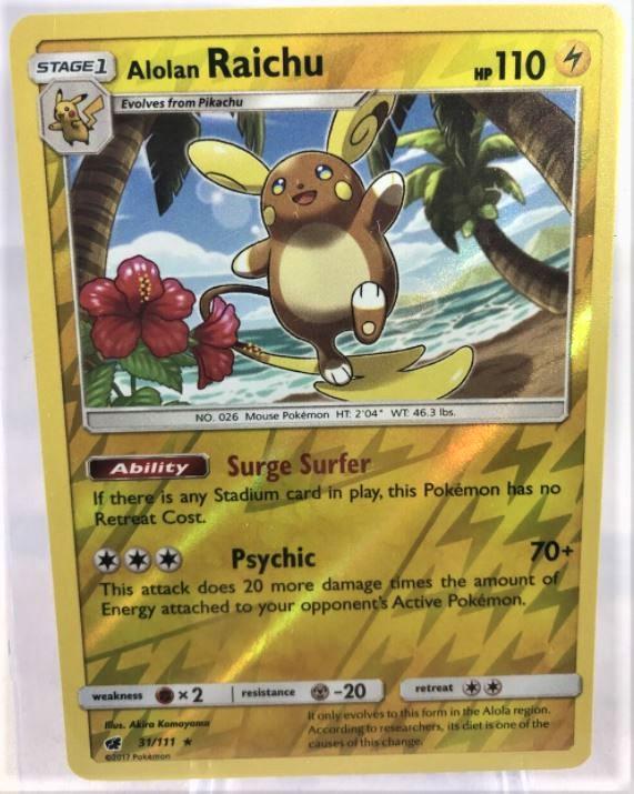 Alolan Raichu [Reverse Holo]