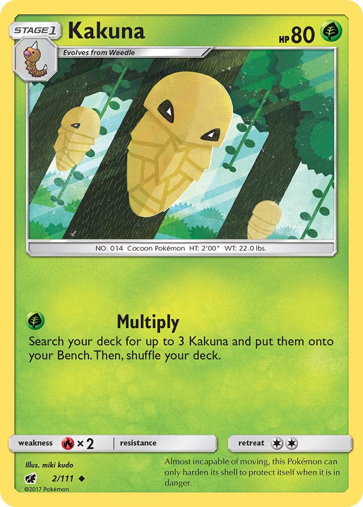 Crimson Invasion Kakuna Pokémon card