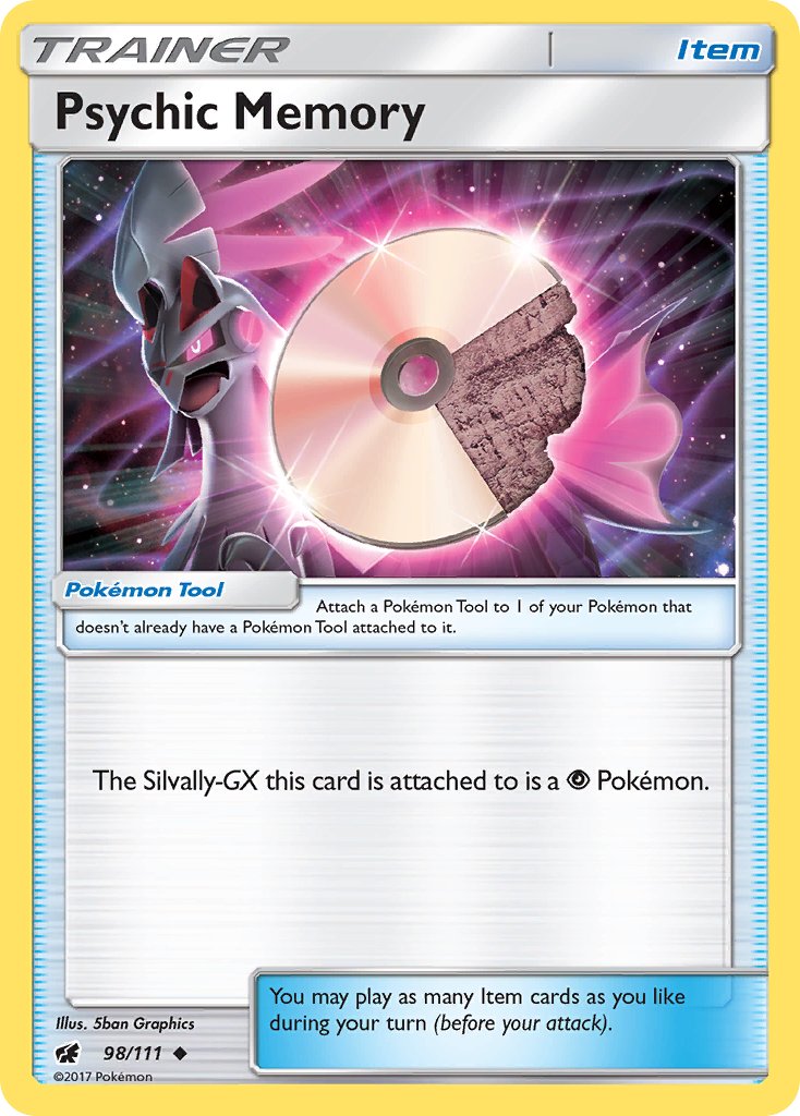 Crimson Invasion Psychic Memory Pokémon card