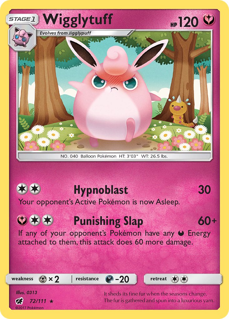 Crimson Invasion Wigglytuff Pokémon card