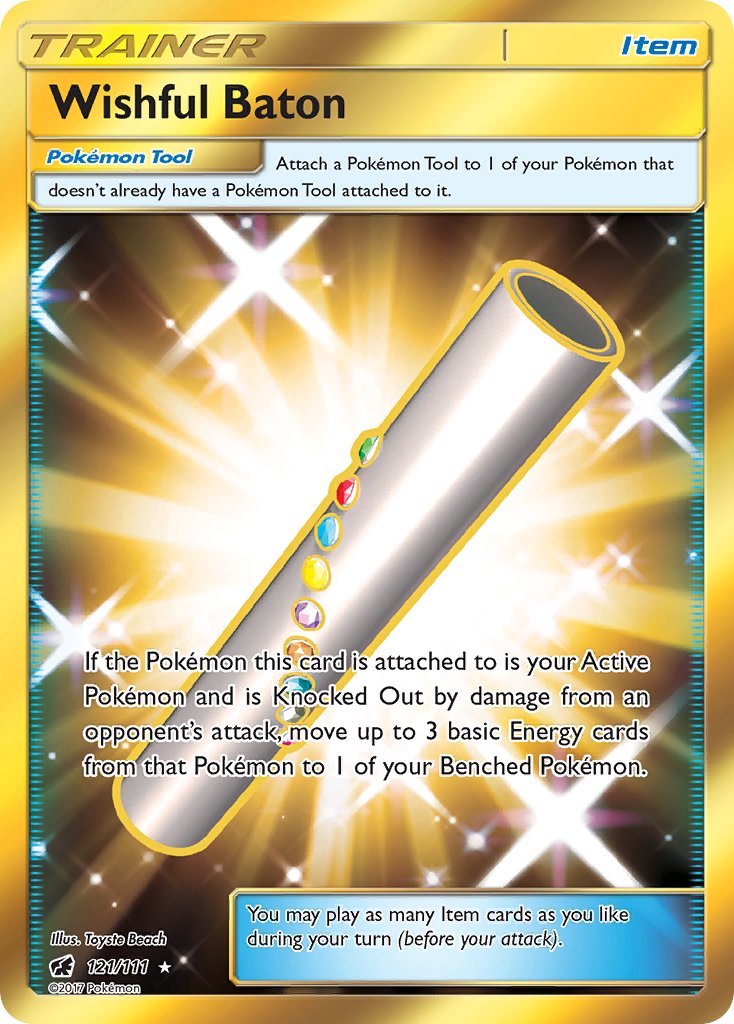 Crimson Invasion Wishful Baton Pokémon card